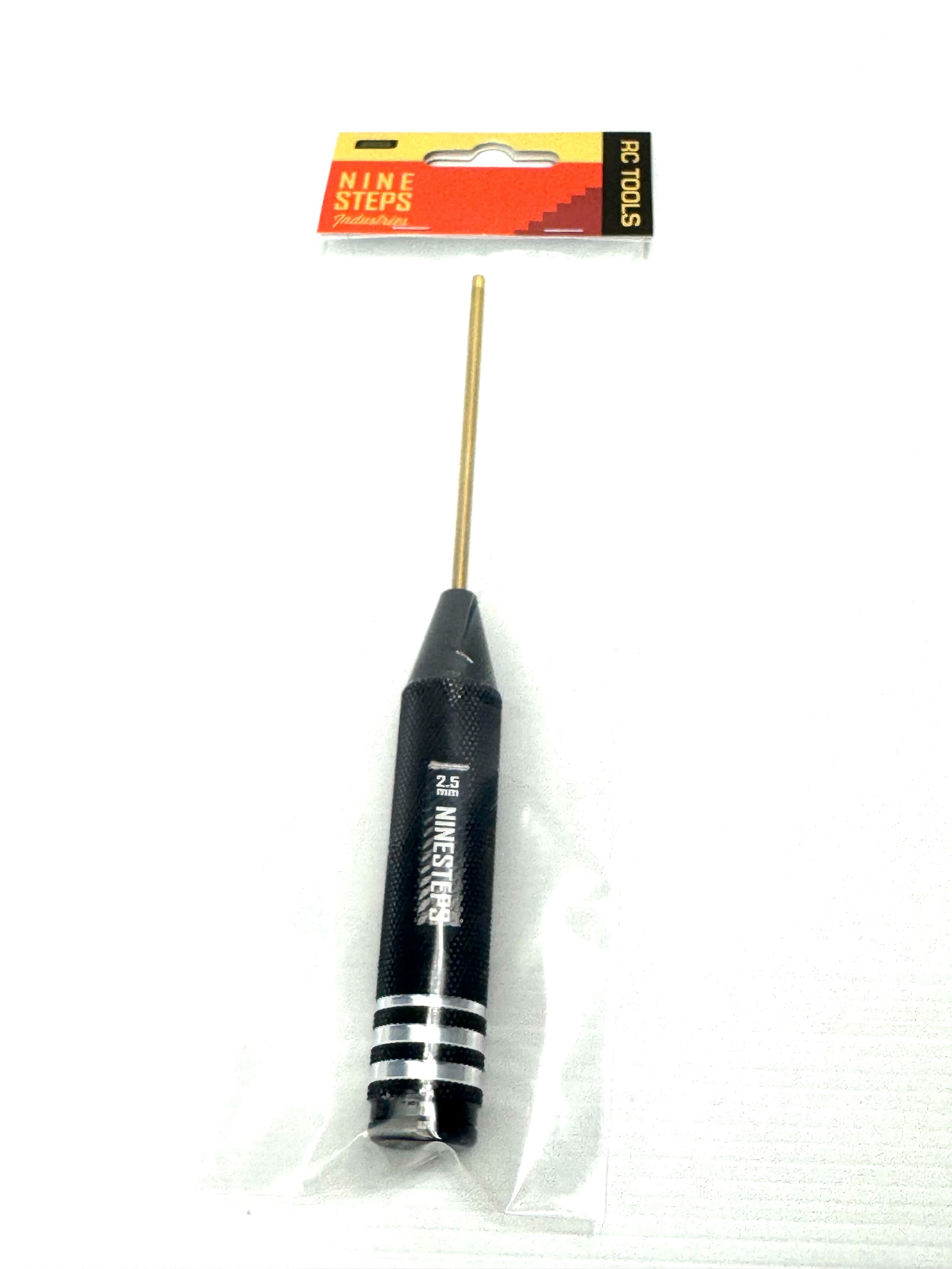 NineSteps 2.5mm x 120mm Allen Driver (Tungsten Steel)