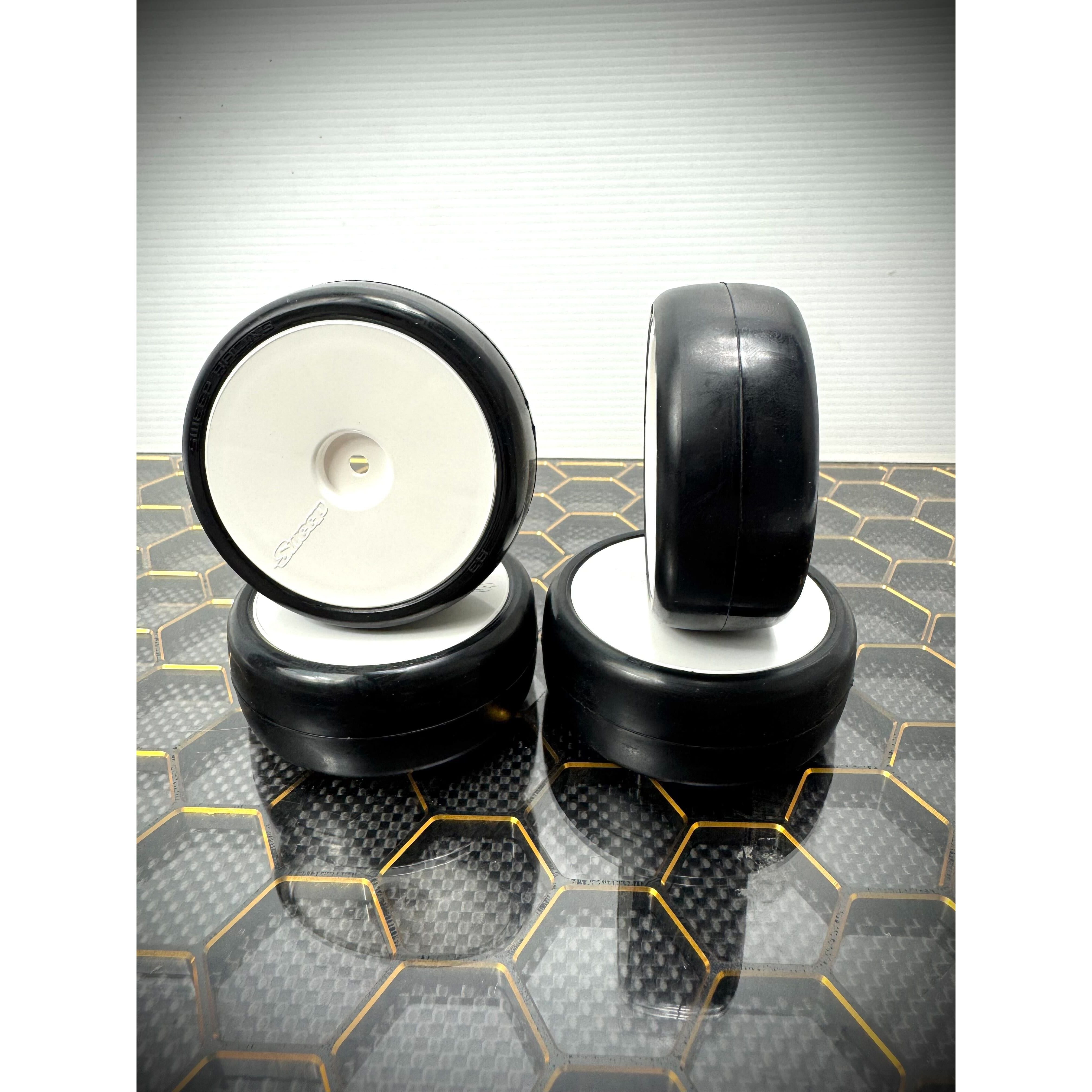 SWEEP 1/10 D Series High-end compound 36 shore Pre-glued tires for Asphalt (4pcs)