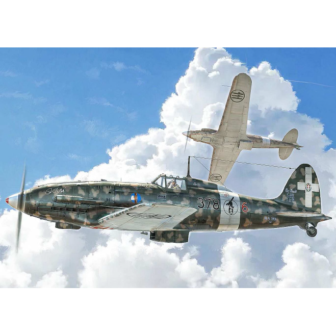 ITALERI MC.202 Folgore Aces-Super Decal Sheet