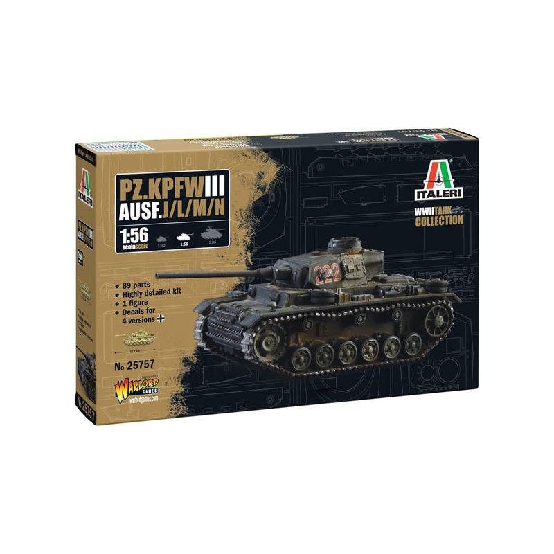 ITALERI 1/56 Pz.Kpfw. III Ausf. J/L/M/N