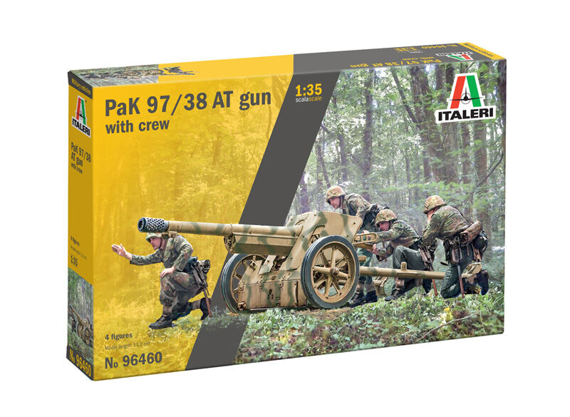 ITALERI 1/35 Pak 97/38 AT Gun with crew-New Artwork