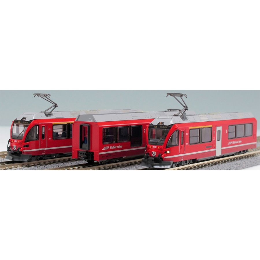 KATO N 10-025 Glacier Express train set