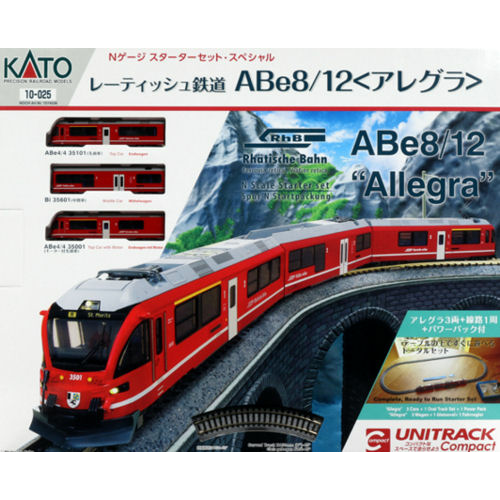 KATO N 10-025 Glacier Express train set