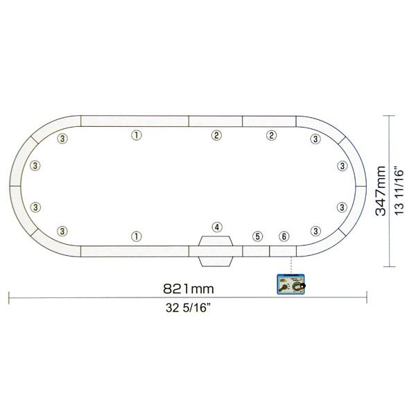 KATO N 10-025 Glacier Express train set
