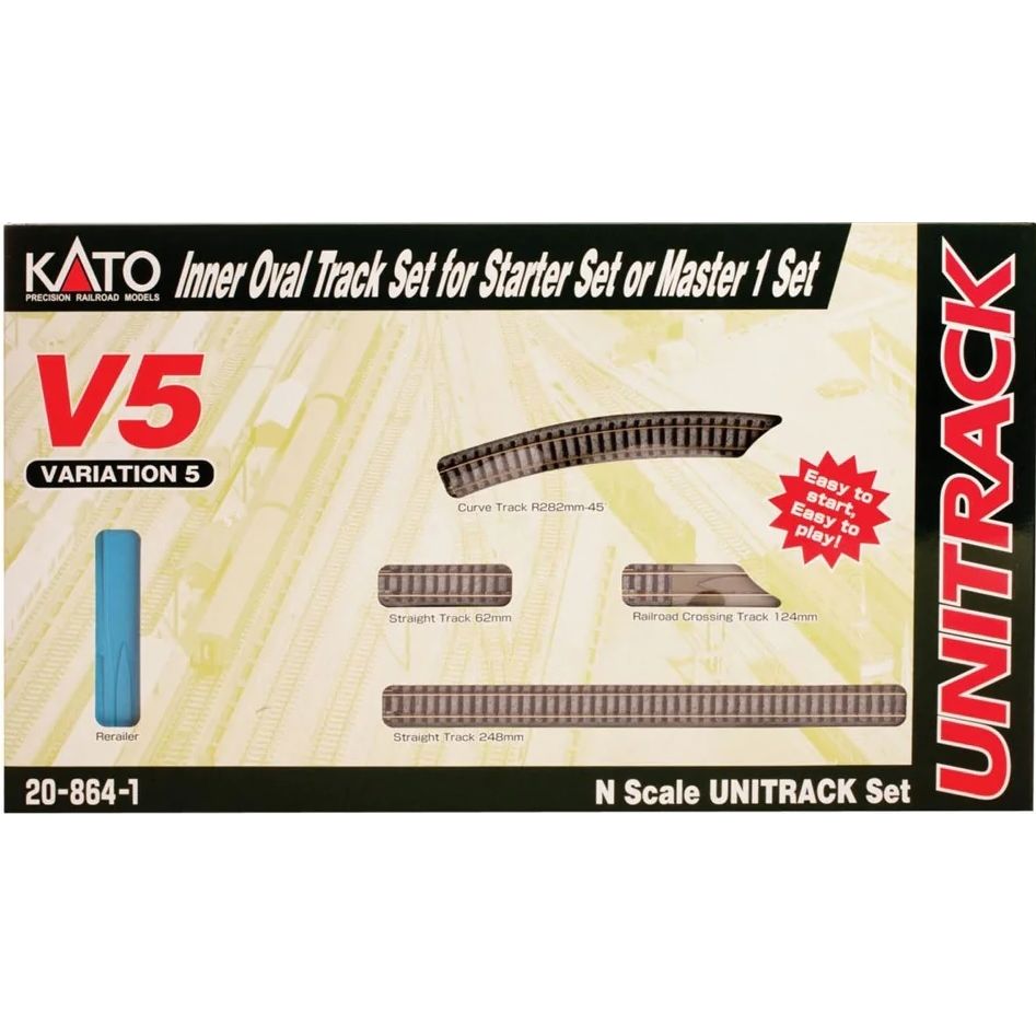 KATO N Unitrack Inner Oval Track Set for Starter Set or Master 1 Set V5