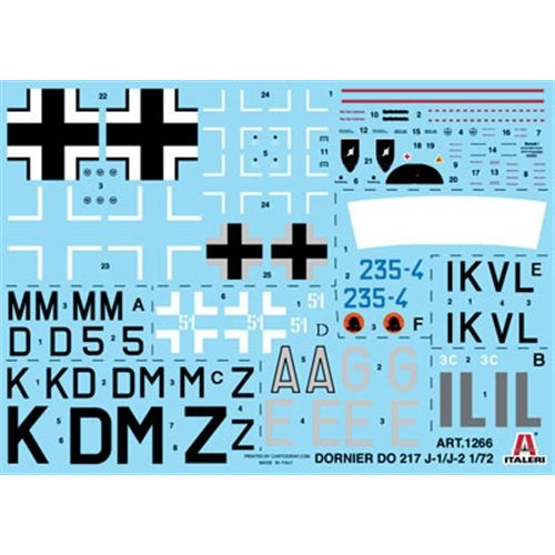 ITALERI 1/72 Dornier Do 217 J1/J2 Nachtjäger
