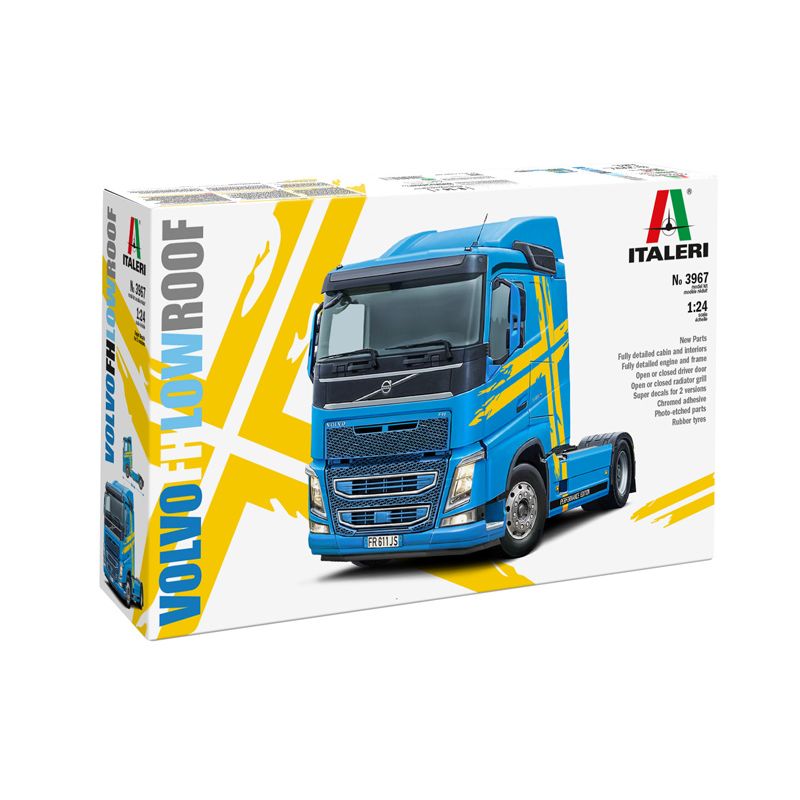 ITALERI Volvo FH Low Roof-PE Parts - Chromed Stickers