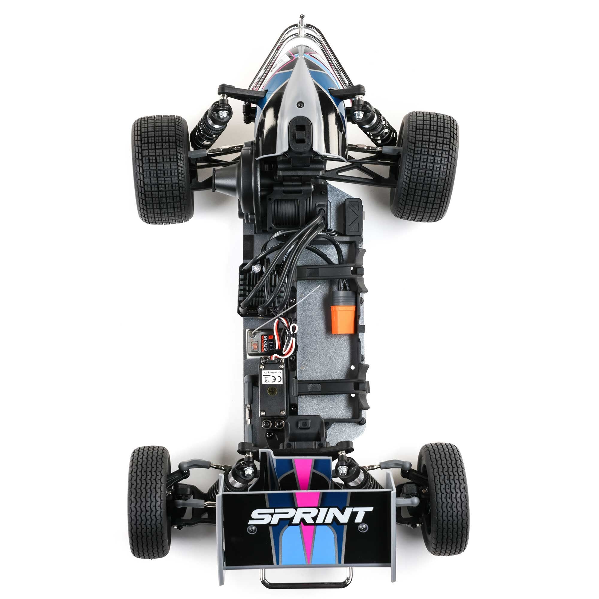 Losi 1/10 22S Sprint Car, 1/10 2WD, RTR, Brushless, Blue