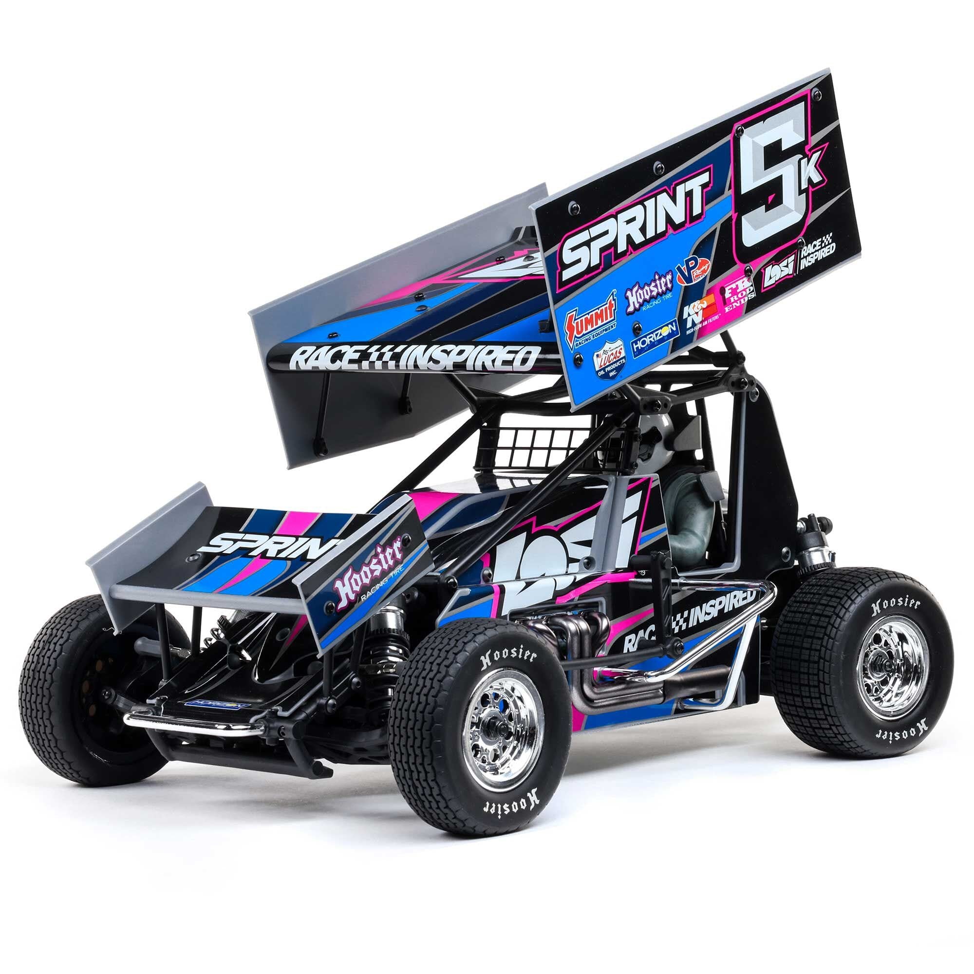 Losi 1/10 22S Sprint Car, 1/10 2WD, RTR, Brushless, Blue