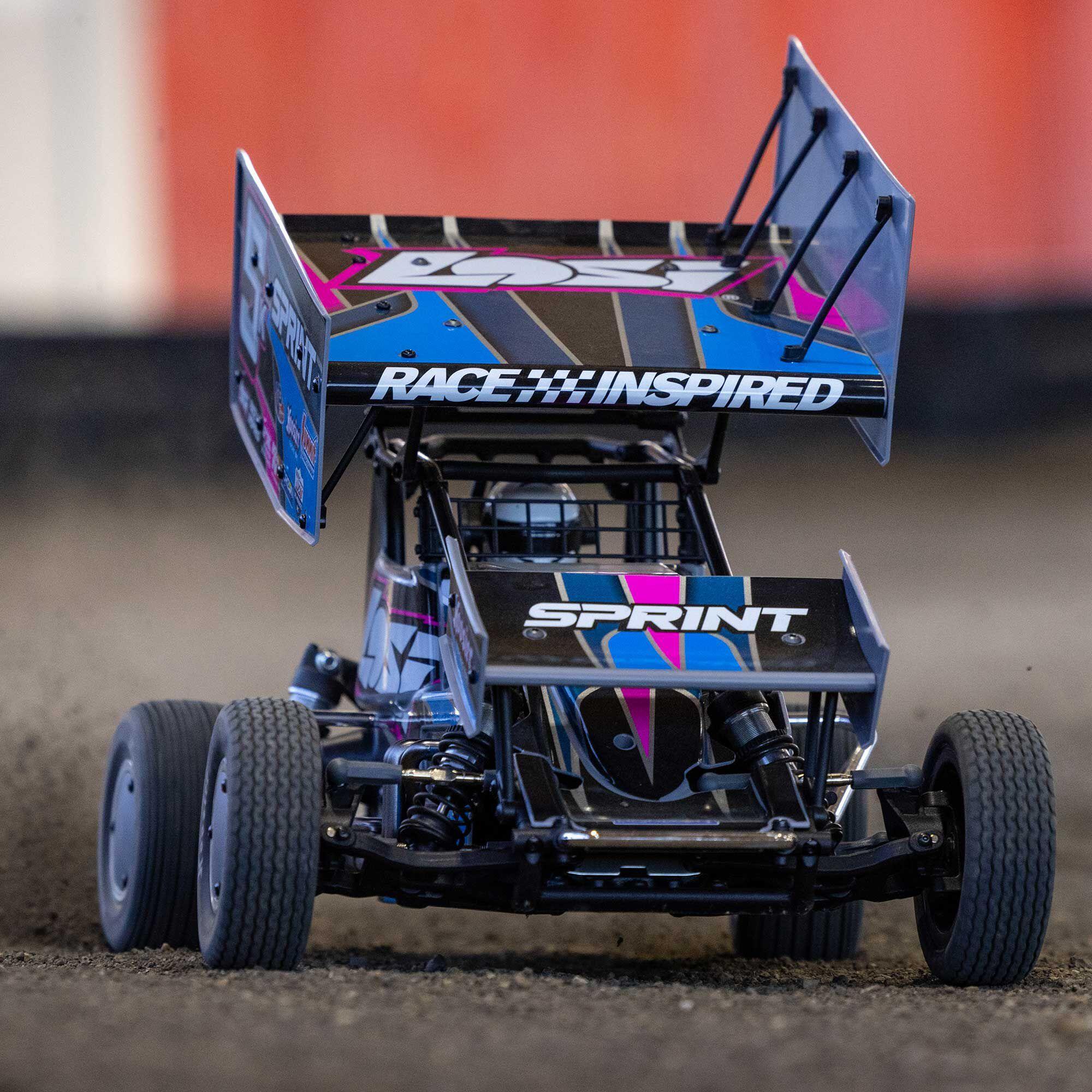 Losi 1/10 22S Sprint Car, 1/10 2WD, RTR, Brushless, Blue