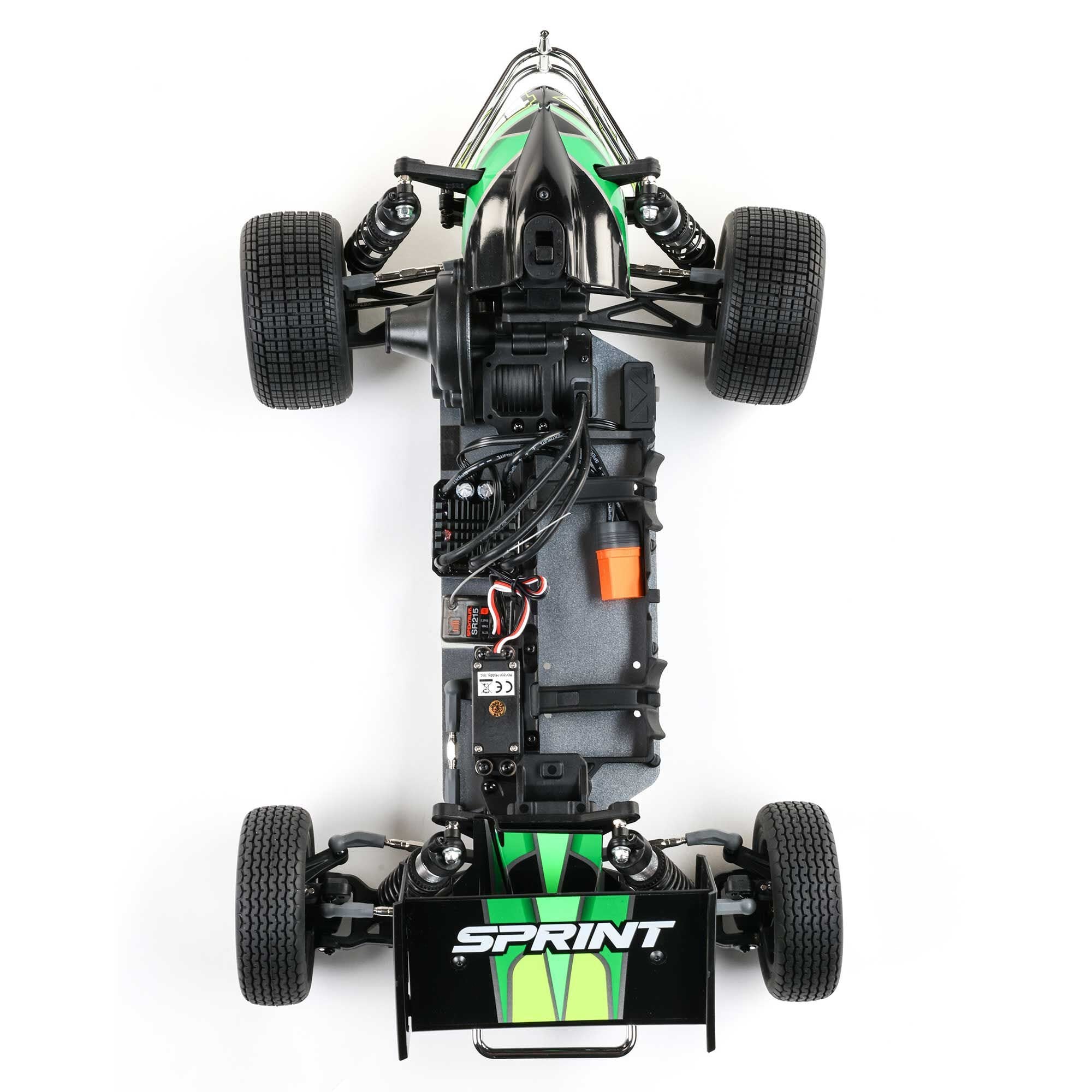 Losi 1/10 22S Sprint Car, 1/10 2WD, RTR, Brushless, Green