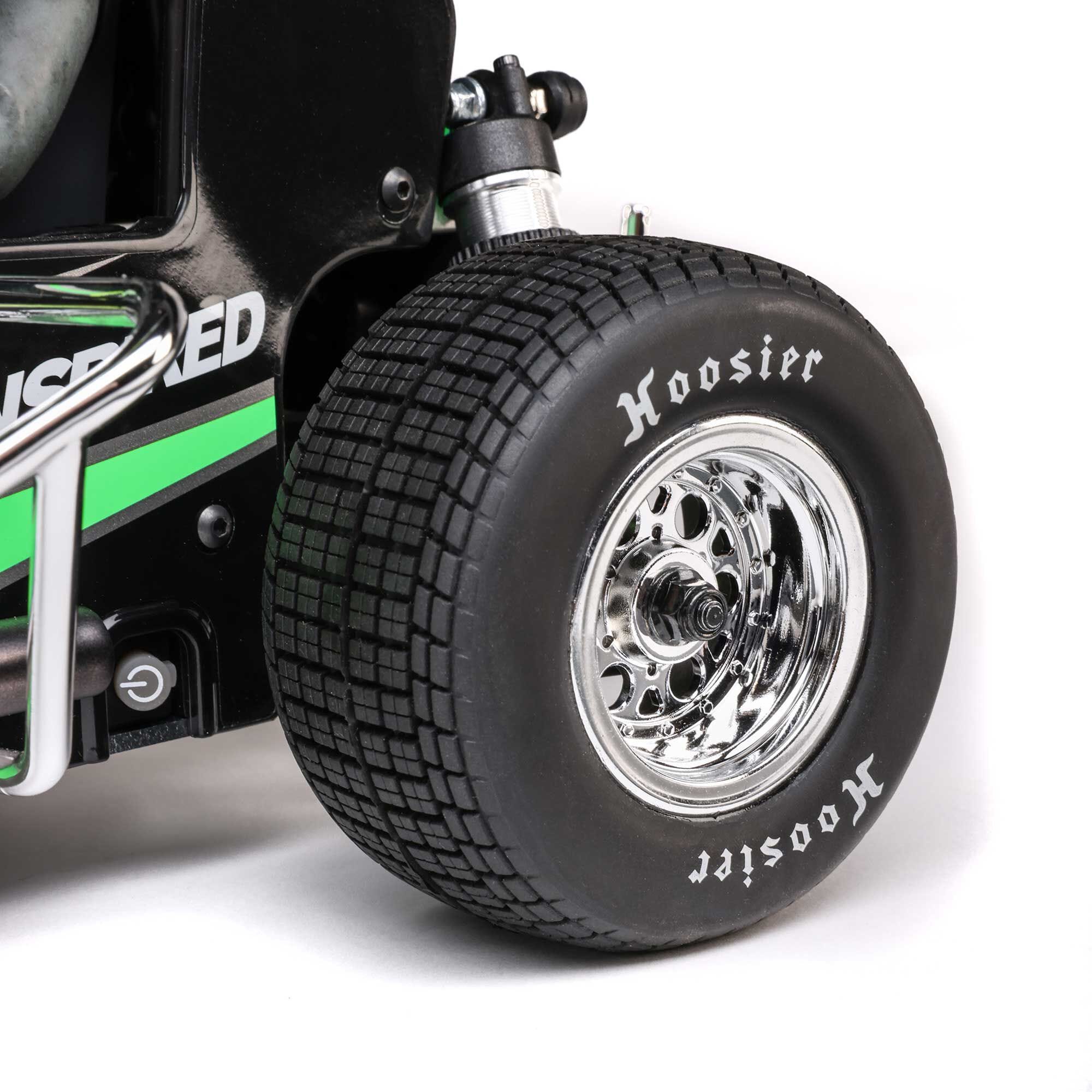 Losi 1/10 22S Sprint Car, 1/10 2WD, RTR, Brushless, Green