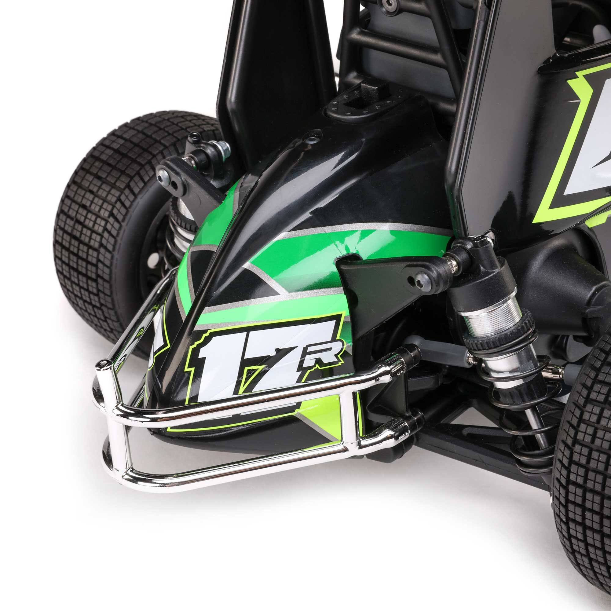 Losi 1/10 22S Sprint Car, 1/10 2WD, RTR, Brushless, Green