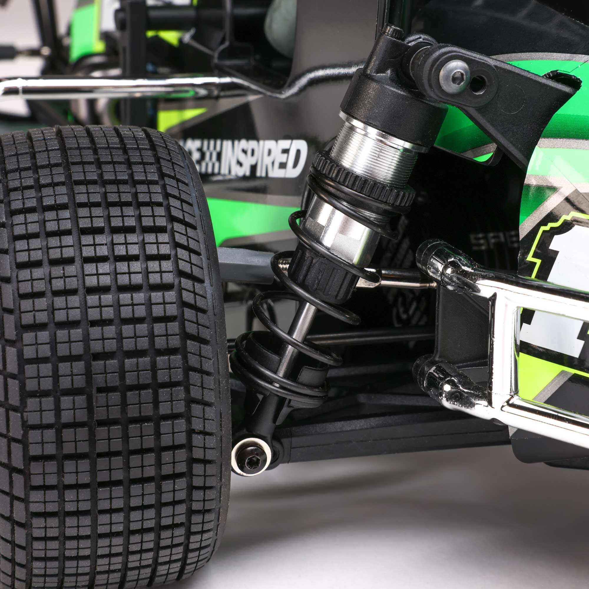 Losi 1/10 22S Sprint Car, 1/10 2WD, RTR, Brushless, Green