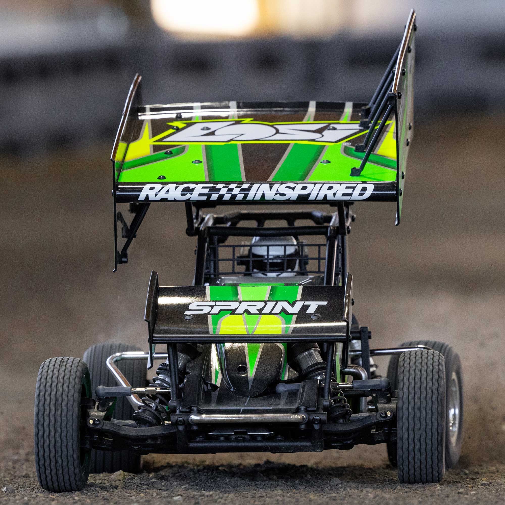 Losi 1/10 22S Sprint Car, 1/10 2WD, RTR, Brushless, Green