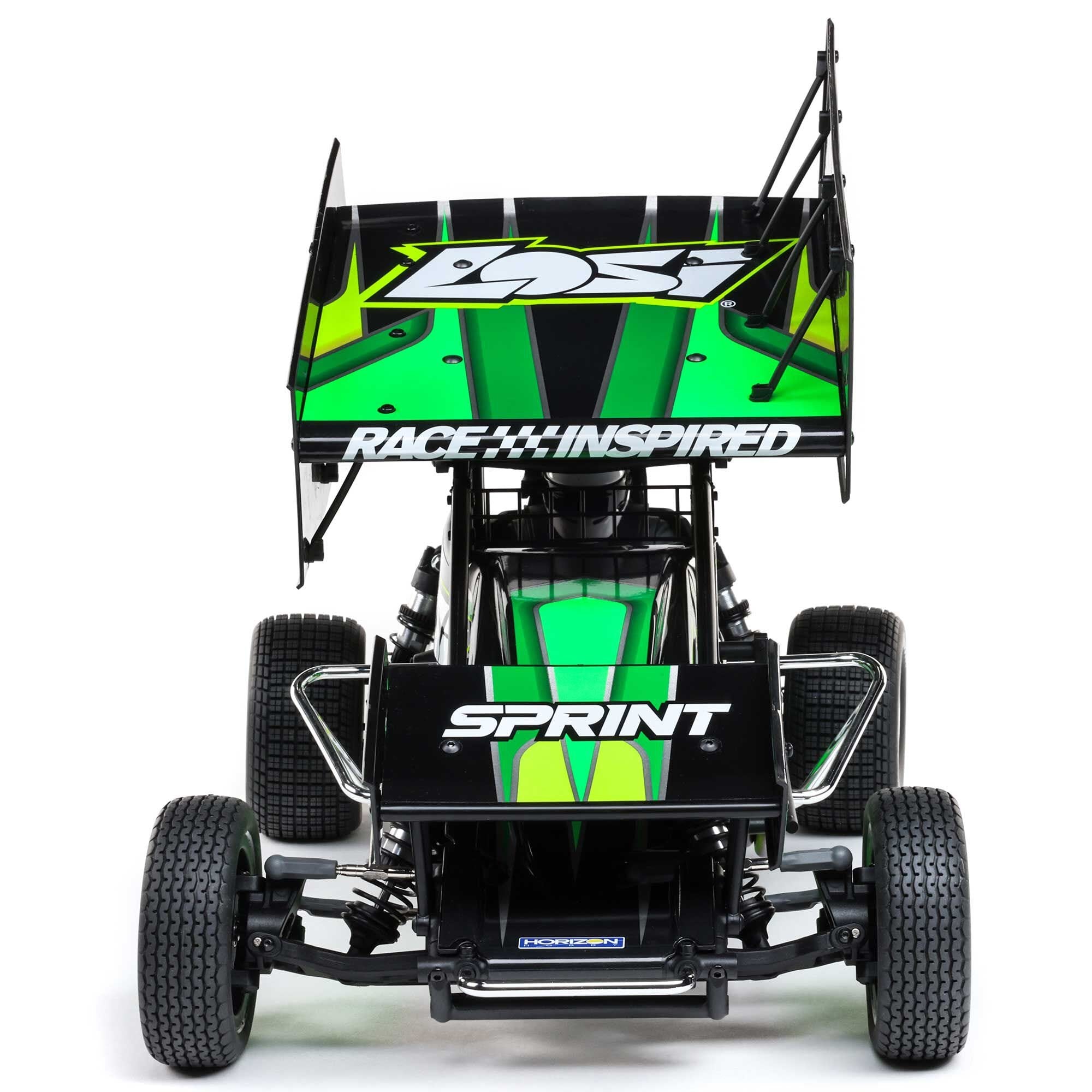Losi 1/10 22S Sprint Car, 1/10 2WD, RTR, Brushless, Green