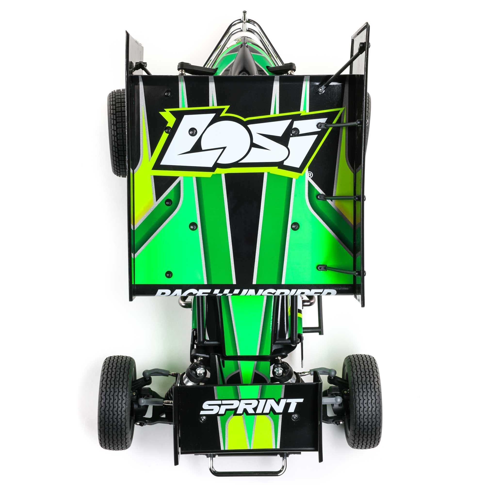 Losi 1/10 22S Sprint Car, 1/10 2WD, RTR, Brushless, Green