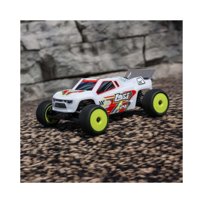 Losi 1/28 Micro-T 2S 2WD RTR Stadium Truck (Battery & Charger Included), White