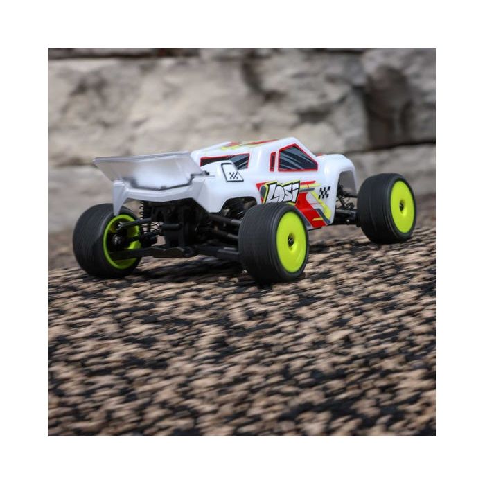 Losi 1/28 Micro-T 2S 2WD RTR Stadium Truck (Battery & Charger Included), White