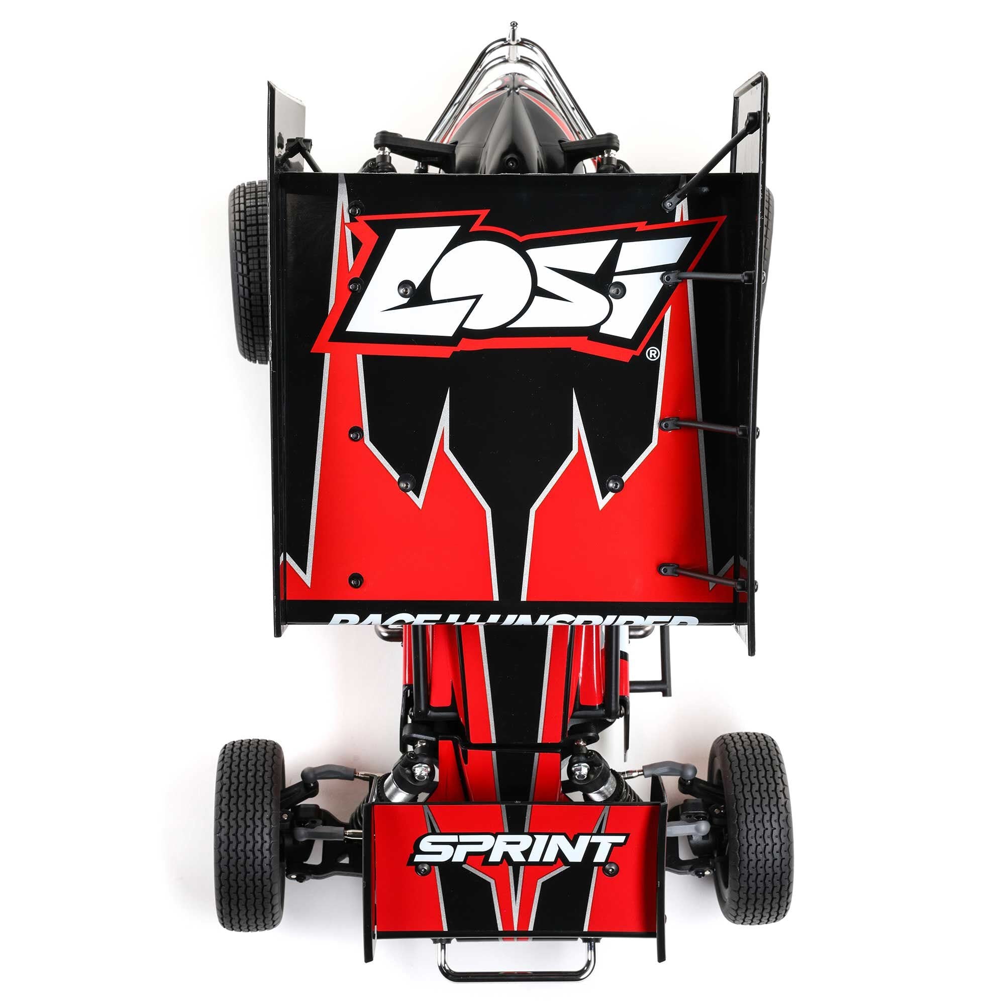 Losi 1/10 22S Sprint Car, 1/10 2WD, RTR, Brushless, Red With Battery and Charger
