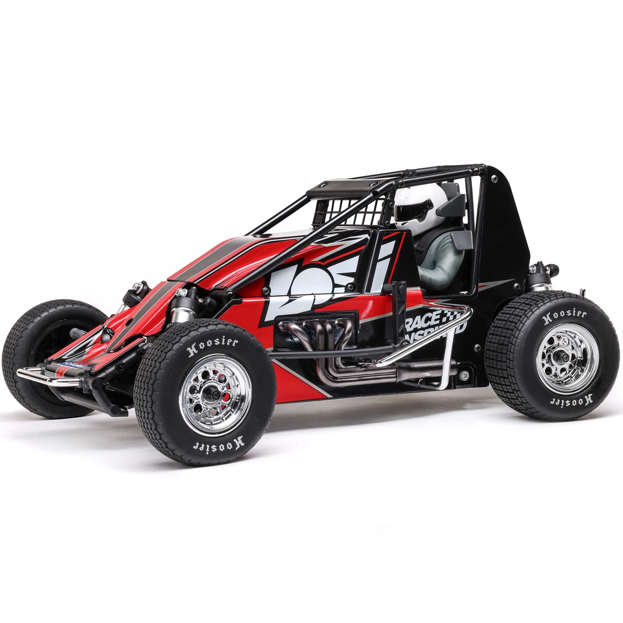 Losi 1/10 22S Sprint Car, 1/10 2WD, RTR, Brushless, Red With Battery and Charger