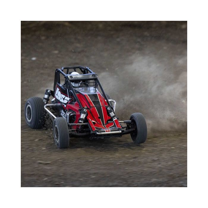 Losi 1/10 22S Sprint Car, 1/10 2WD, RTR, Brushless, Red With Battery and Charger