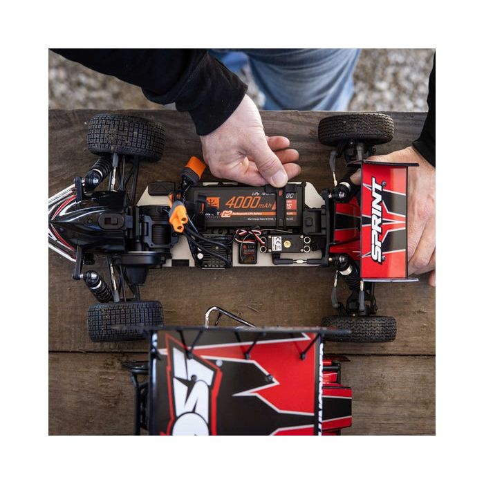 Losi 1/10 22S Sprint Car, 1/10 2WD, RTR, Brushless, Red With Battery and Charger