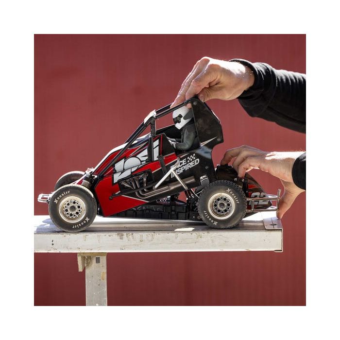 Losi 1/10 22S Sprint Car, 1/10 2WD, RTR, Brushless, Red With Battery and Charger