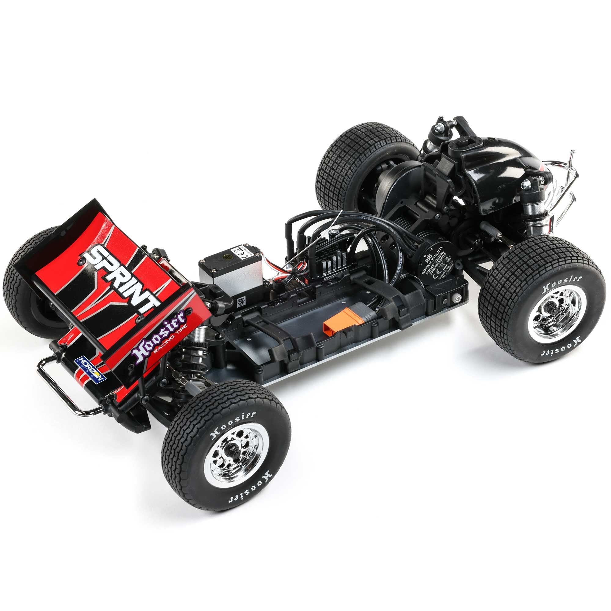 Losi 1/10 22S Sprint Car, 1/10 2WD, RTR, Brushless, Red With Battery and Charger