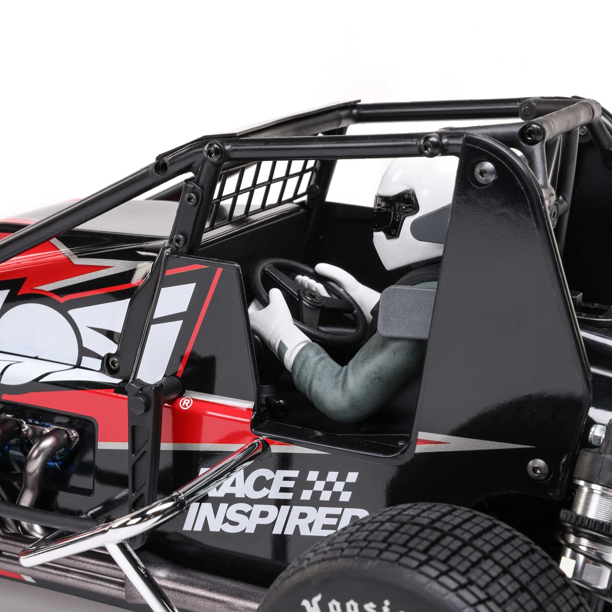 Losi 1/10 22S Sprint Car, 1/10 2WD, RTR, Brushless, Red With Battery and Charger