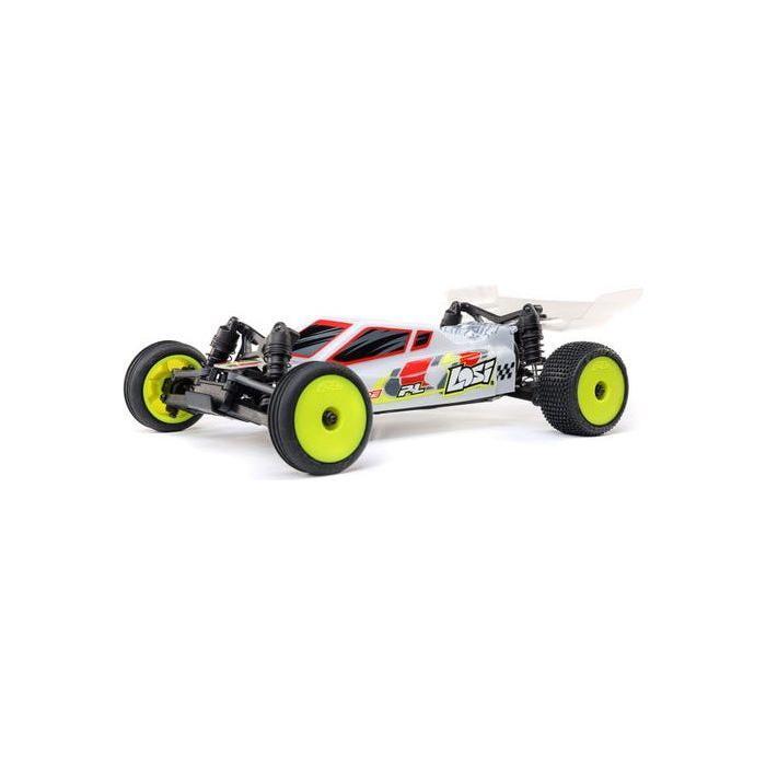 Losi Micro-B 1/24 2WD RC Buggy, RTR, White Brushed