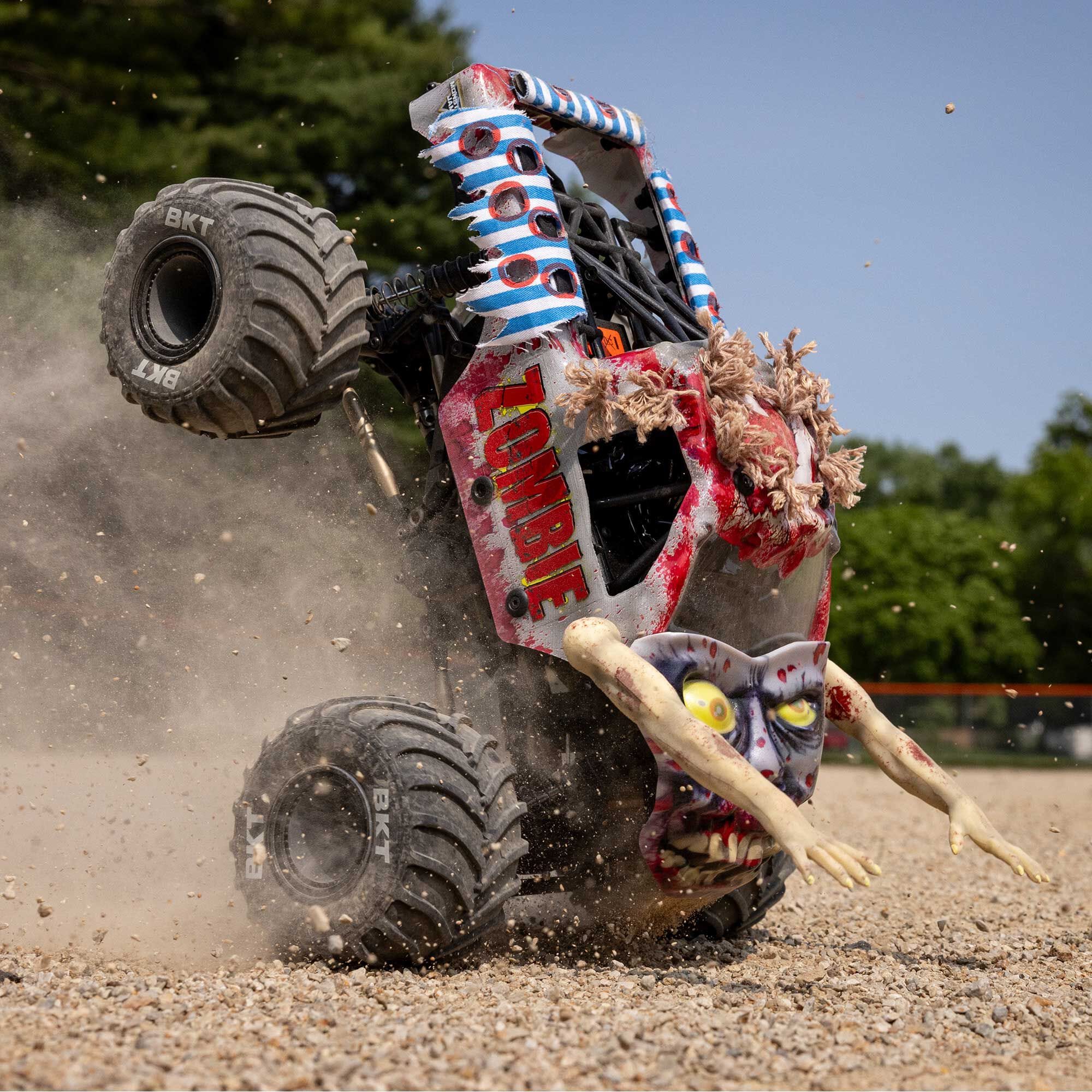 Losi Mini LMT Zombie 1/18 4x4 Monster Jam Truck RTR, LOS01026T4