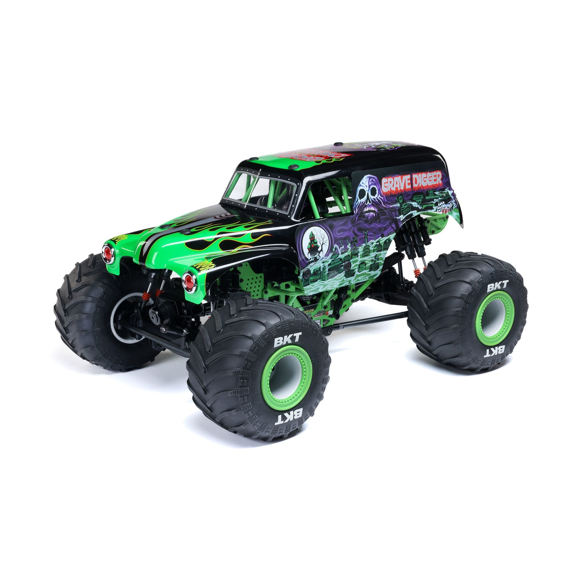LOSI LMT 2.0 Grave Digger Solid Axle 4x4 Monster Truck, RTR, LOS04028T1