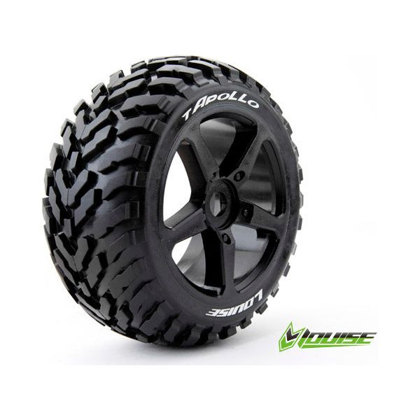 LOUISE T-Apollo 1/8th Truggy Tyre BLK/spoke