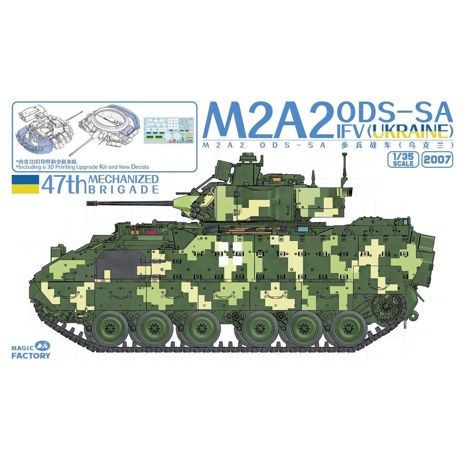 Magic Factory 1/35 M2A2 ODS-SA IFV (Ukraine) Plastic Model Kit