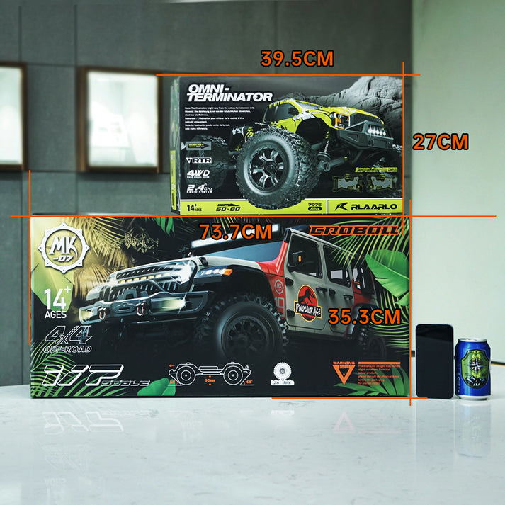 Rlaarlo MK07Y-BS Croball MK-07 Yellow ARTR 1/7th BLS