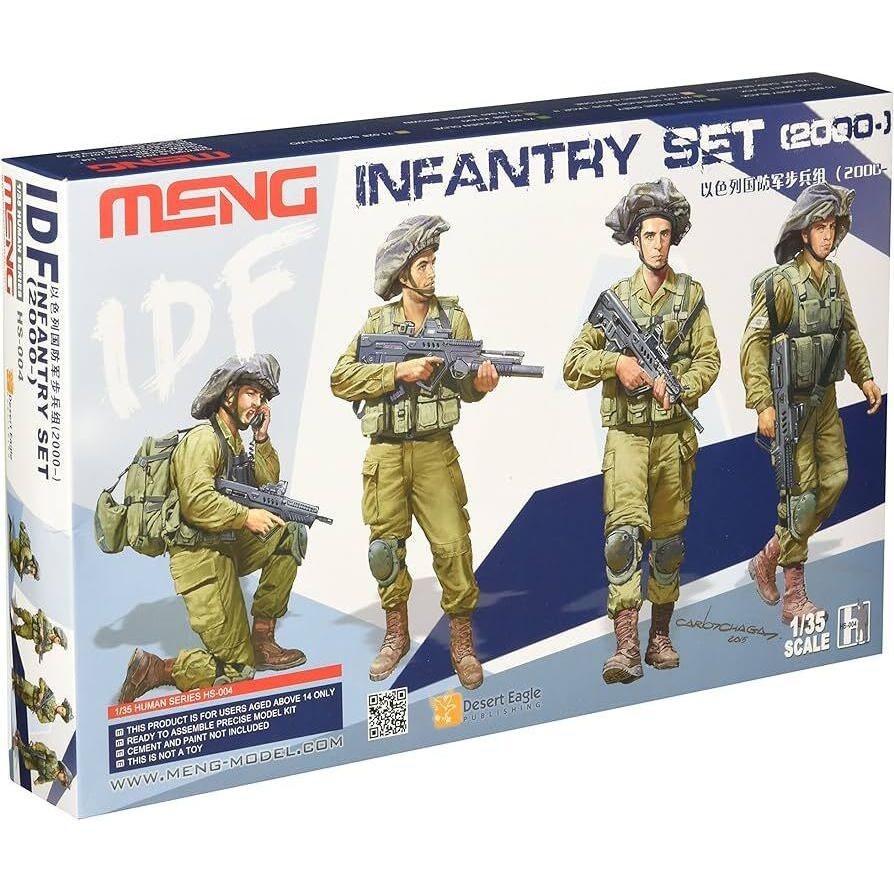 MENG 1/35 IDF Infantry Set Plastic Model Kit