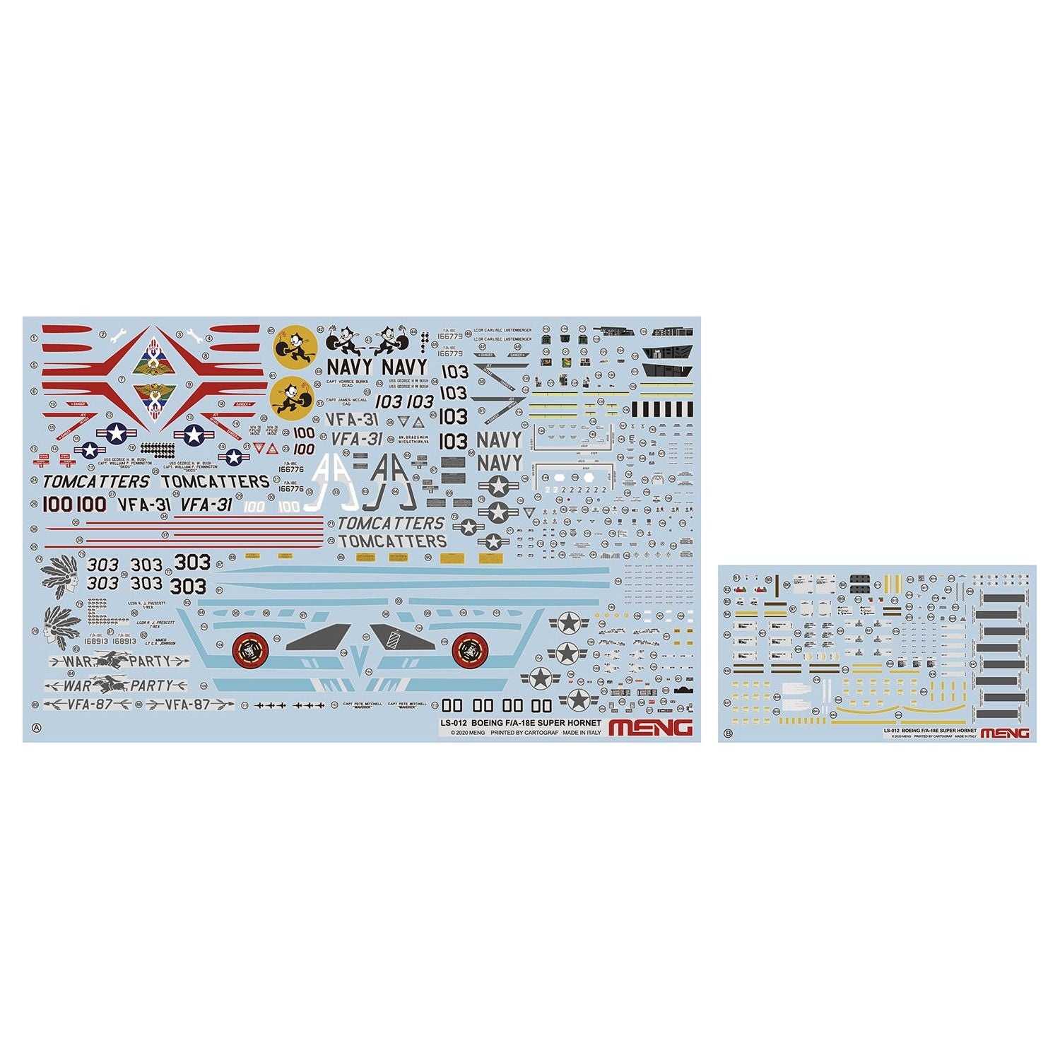 Meng 1/48 Boeing F/A-18E Super Hornet Plastic Model Kit