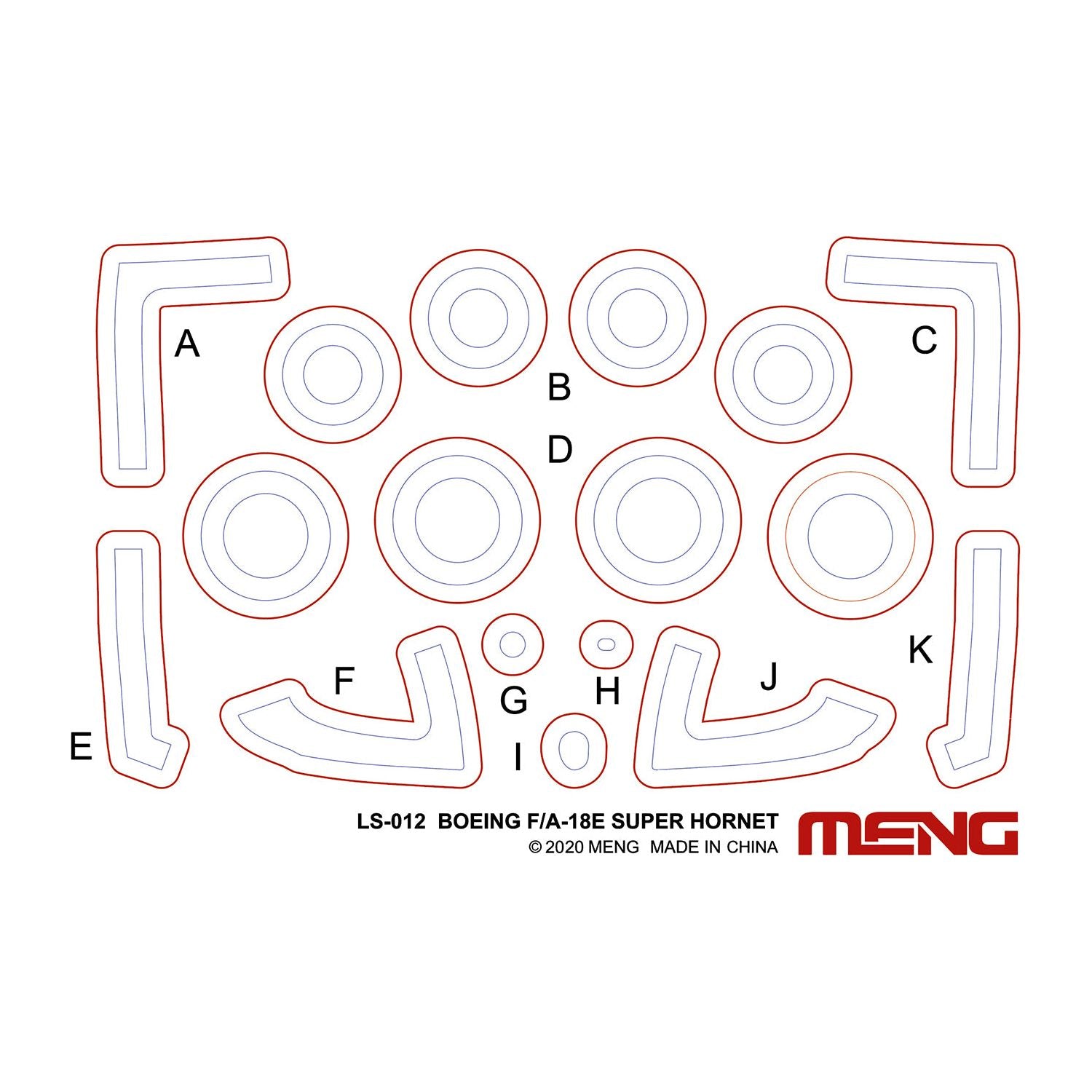 Meng 1/48 Boeing F/A-18E Super Hornet Plastic Model Kit