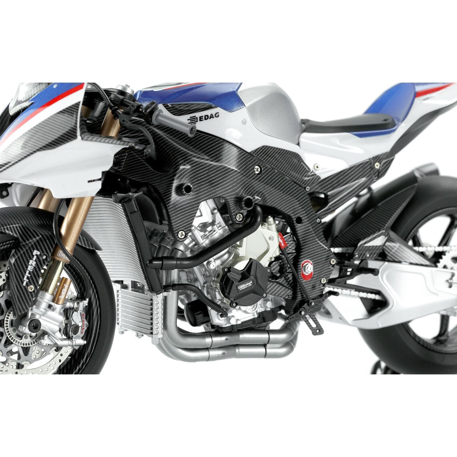 Meng 1/9 BMW HP4 Race (Pre-colored Edition) Plastic Model Kit