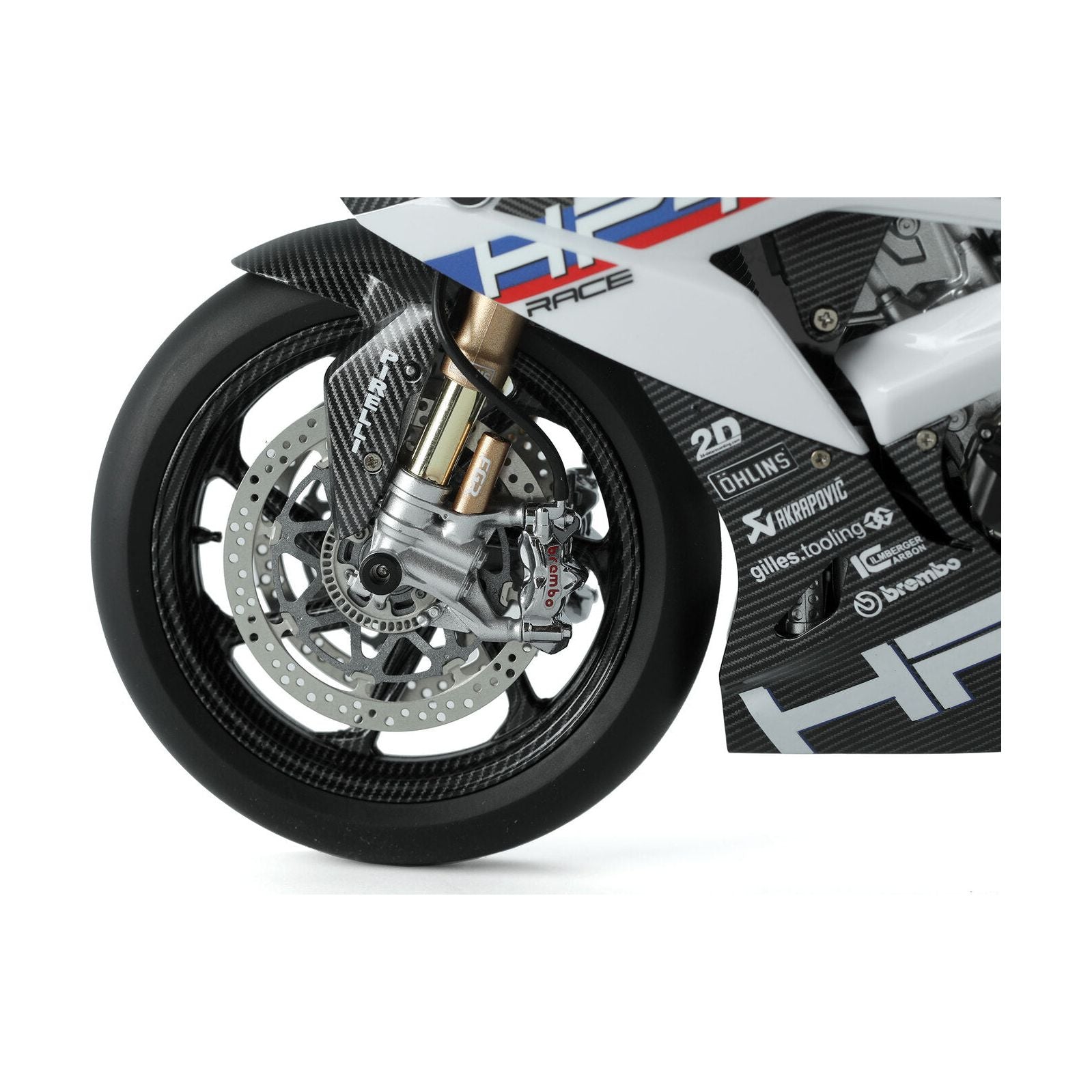 Meng 1/9 BMW HP4 Race (Pre-colored Edition) Plastic Model Kit