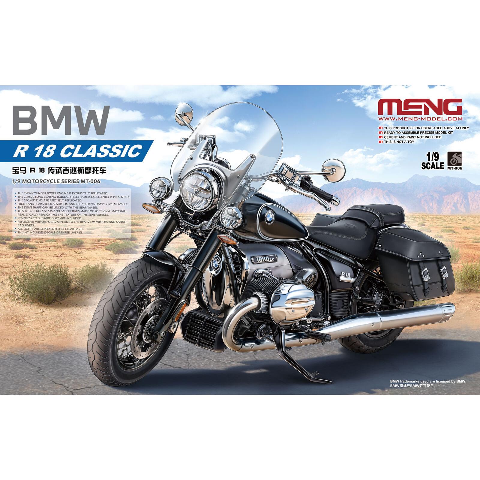 MENG 1/9 BMW R18 Classic Plastic Model Kit