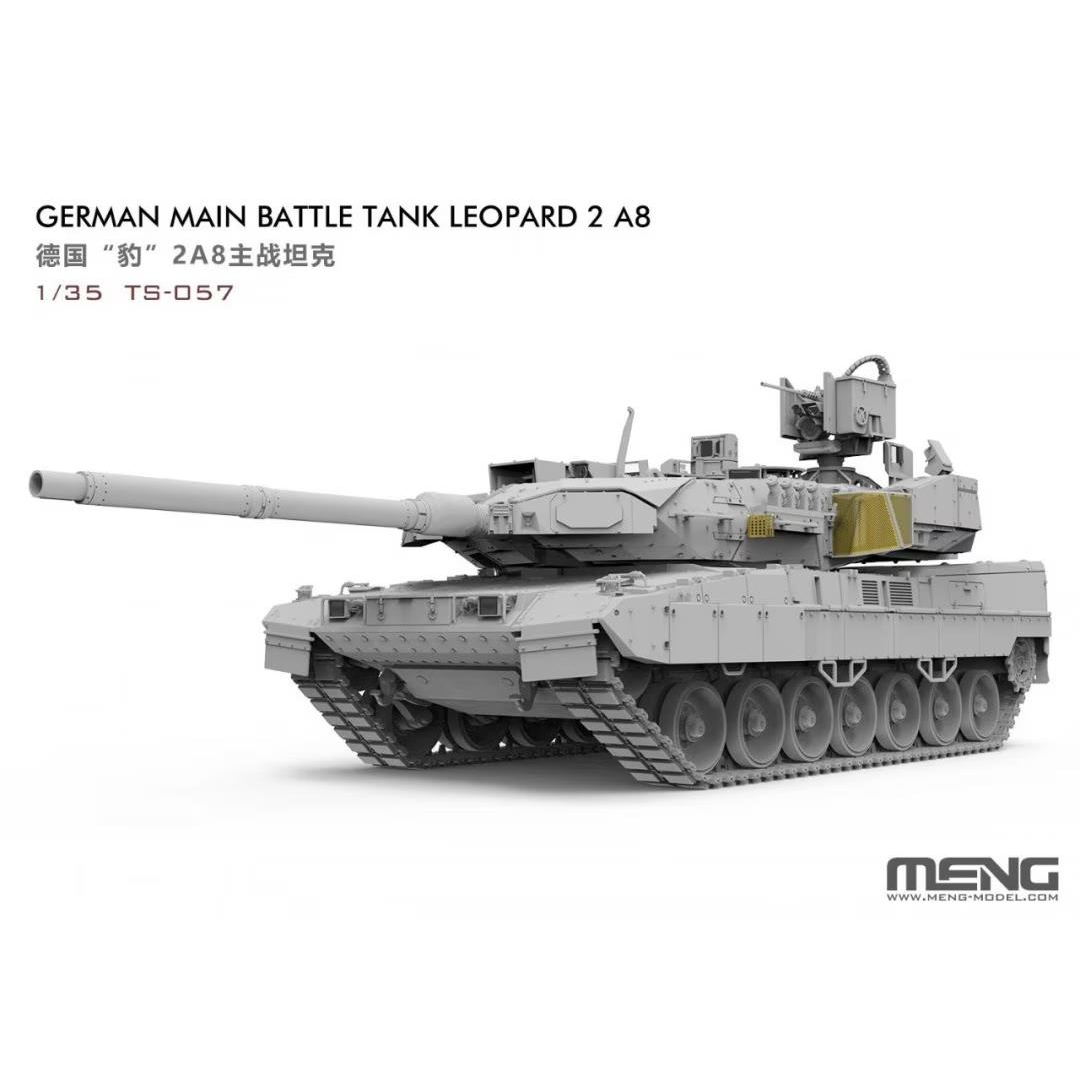 MENG 1/35 German Main Battle Tank Leopard 2A8 Plastic Model Kit