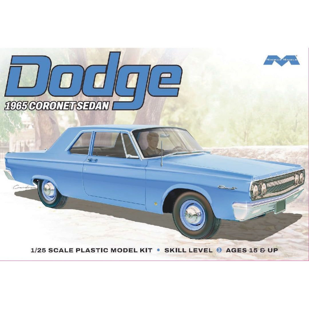 Moebius 1/25 1965 Dodge Coronet Sedan Plastic Model Kit