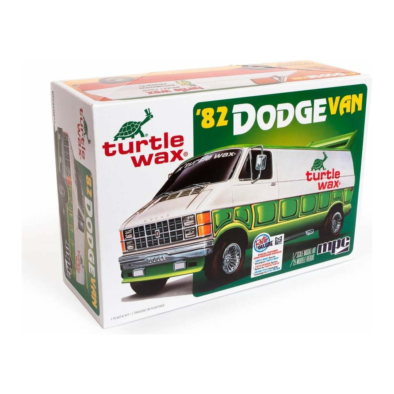 MPC 1/25 1982 Dodge Van Custom (Turtle Wax)