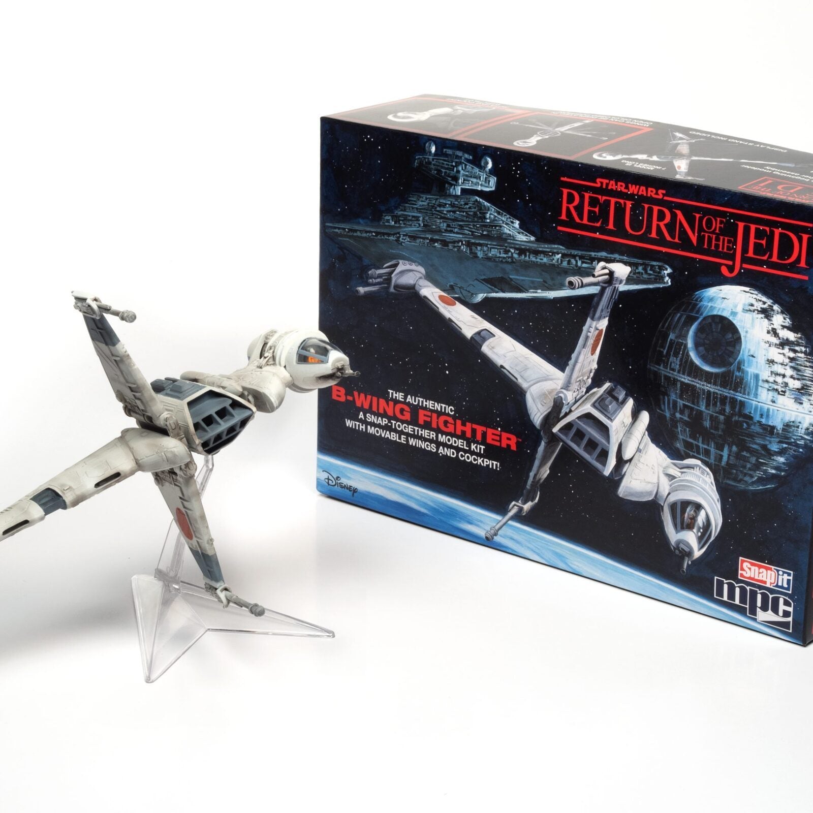 MPC 1/144 Star Wars: Return to the Jedi B-Wing Fighter (SNAP) Plastic Model KIt