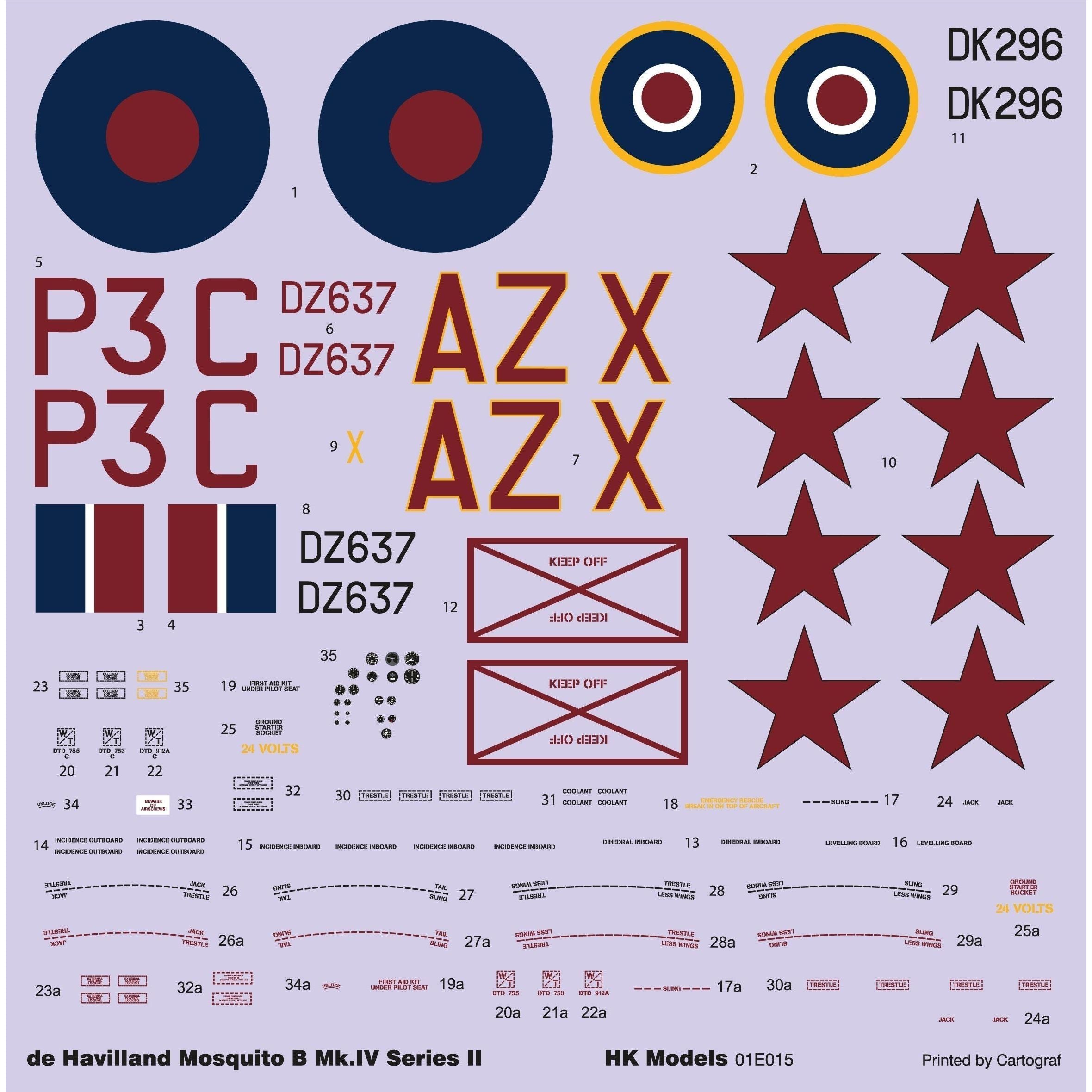 HONG KONG MODELS 1/32 de Havilland Mosquito B Mk.IV Series II