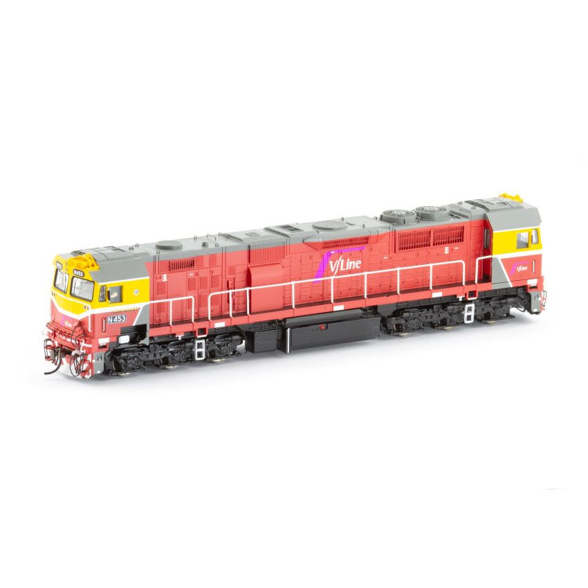 AUSCISION N Class N453 V/Line Pass MK3 - Red/Yellow/Grey (City of Albury) HO Scale - DCC Sound