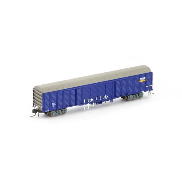 AUSCISION N Scale - RLSY Louvred Van - Pacific National Blue/Wagon Grime - Single Wagon - Wagon Number: RLSY- (NNLV-20)