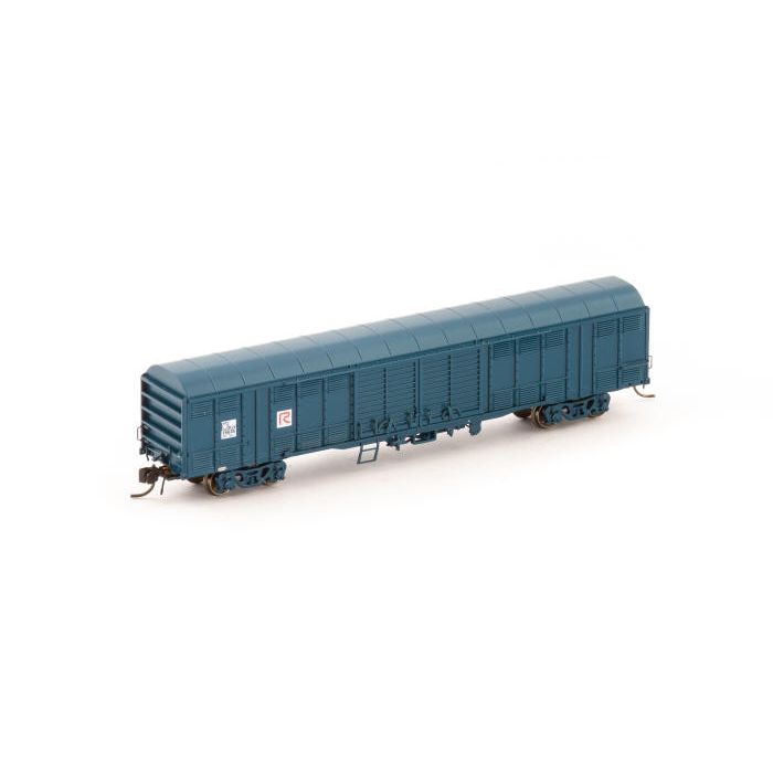 AUSCISION N Scale - KLV Louvred Van - PTC Blue with 'R' Logo - Single Wagon - Wagon Number: KLV- (NNLV-21)